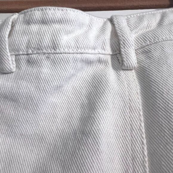 Gilli Can’t Be Bothered Denim Mini Skirt 100% cotton White crossover button - Picture 14 of 15